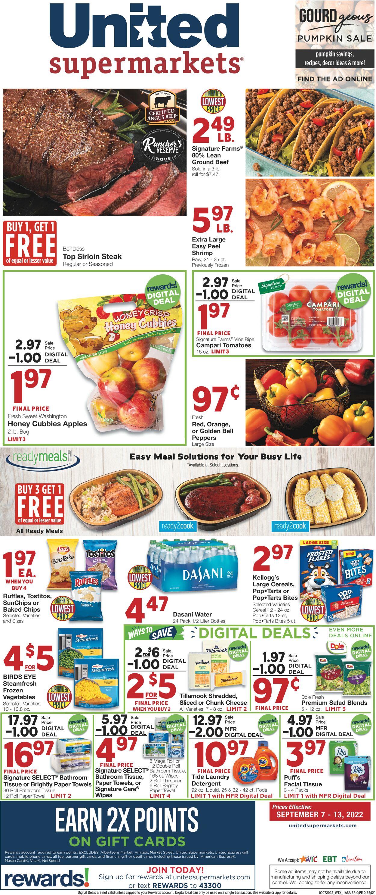 Catalogue United Supermarkets from 09/07/2022