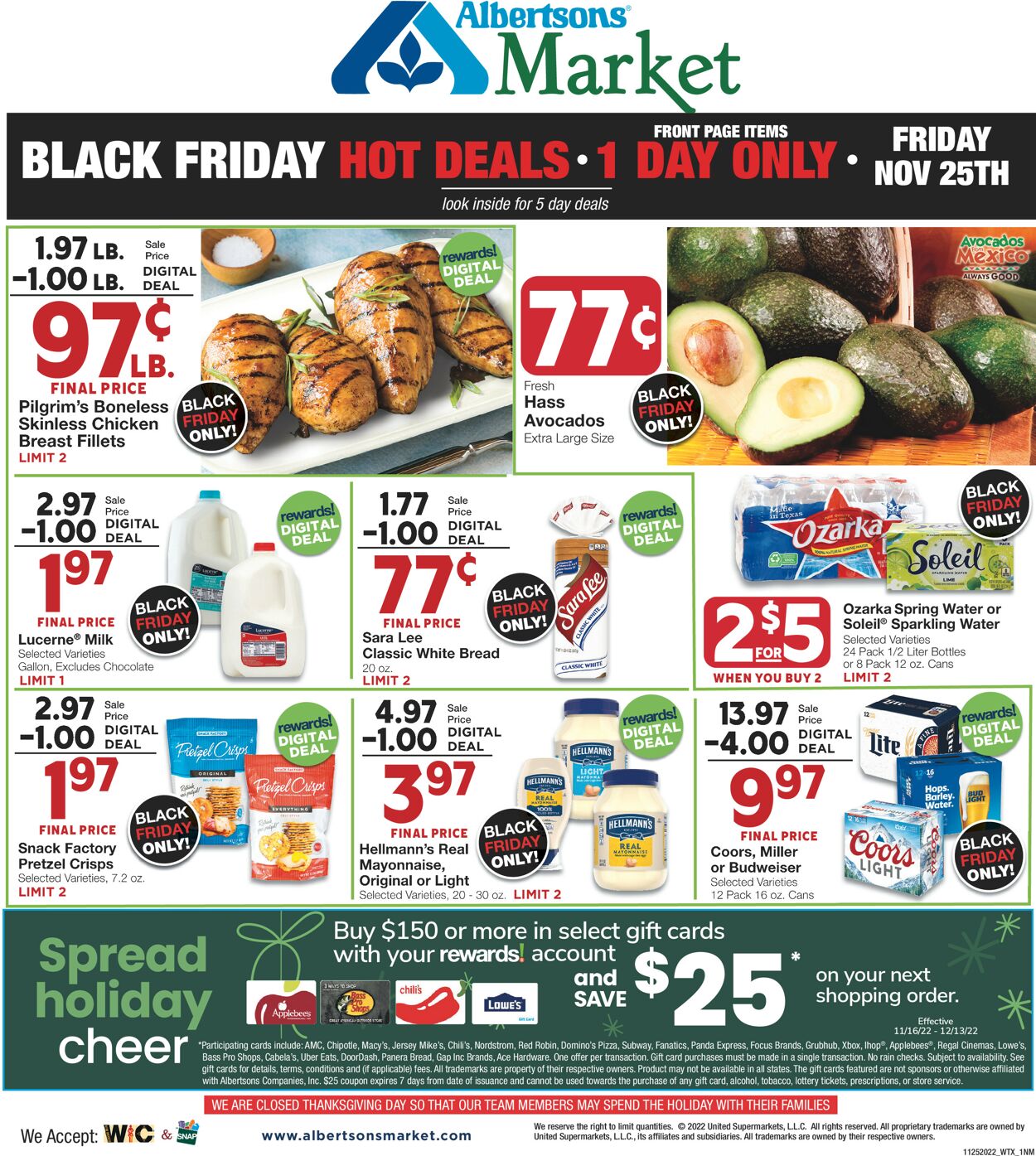 Catalogue United Supermarkets from 11/25/2022