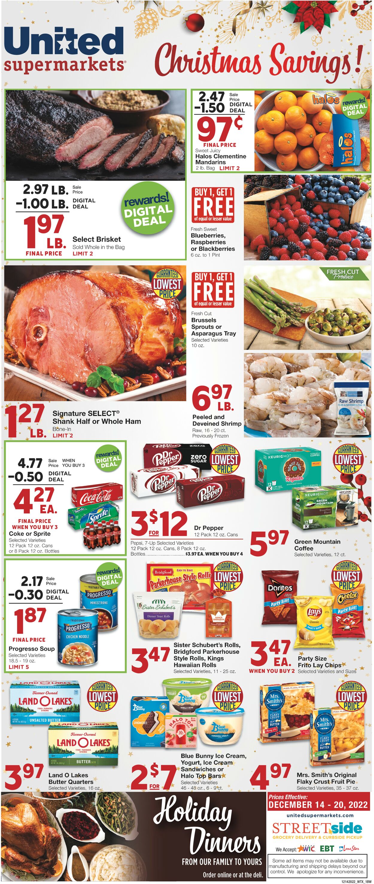 Catalogue United Supermarkets from 12/14/2022