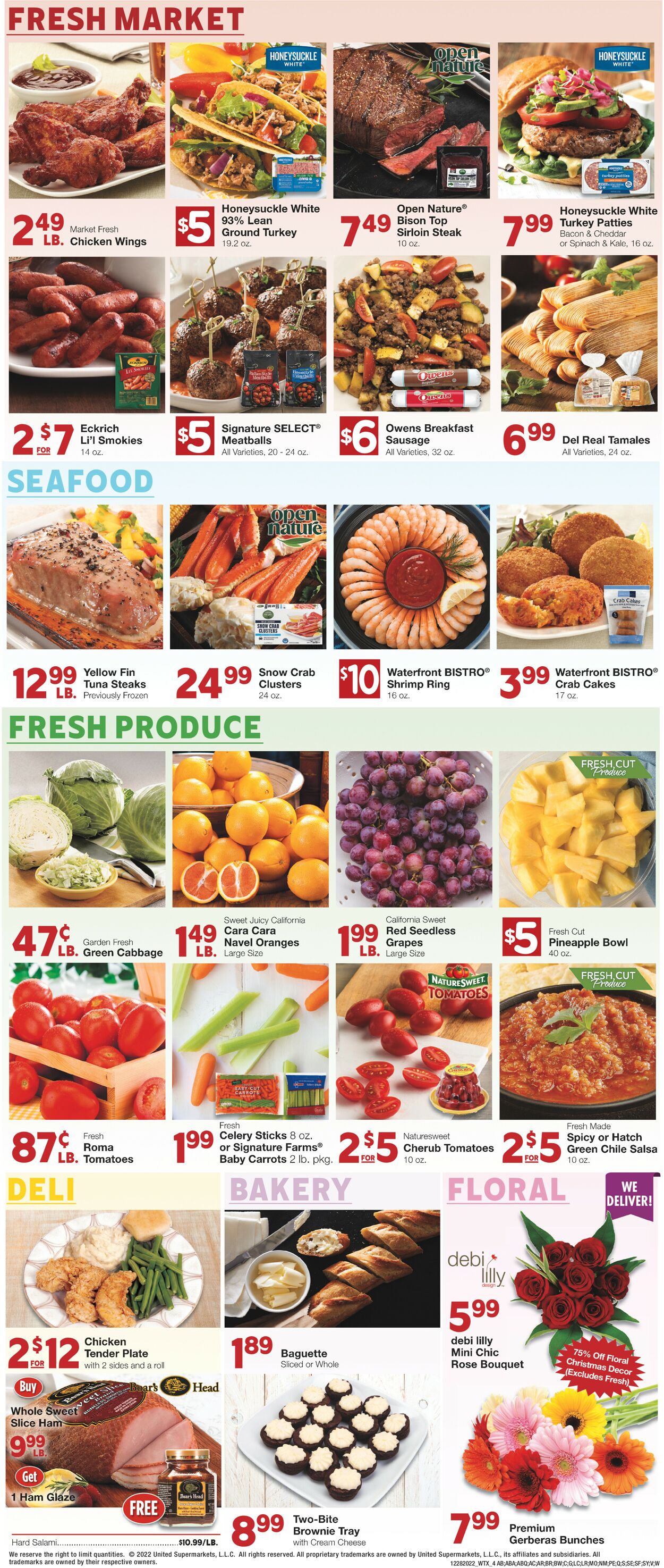 Catalogue United Supermarkets from 12/28/2022