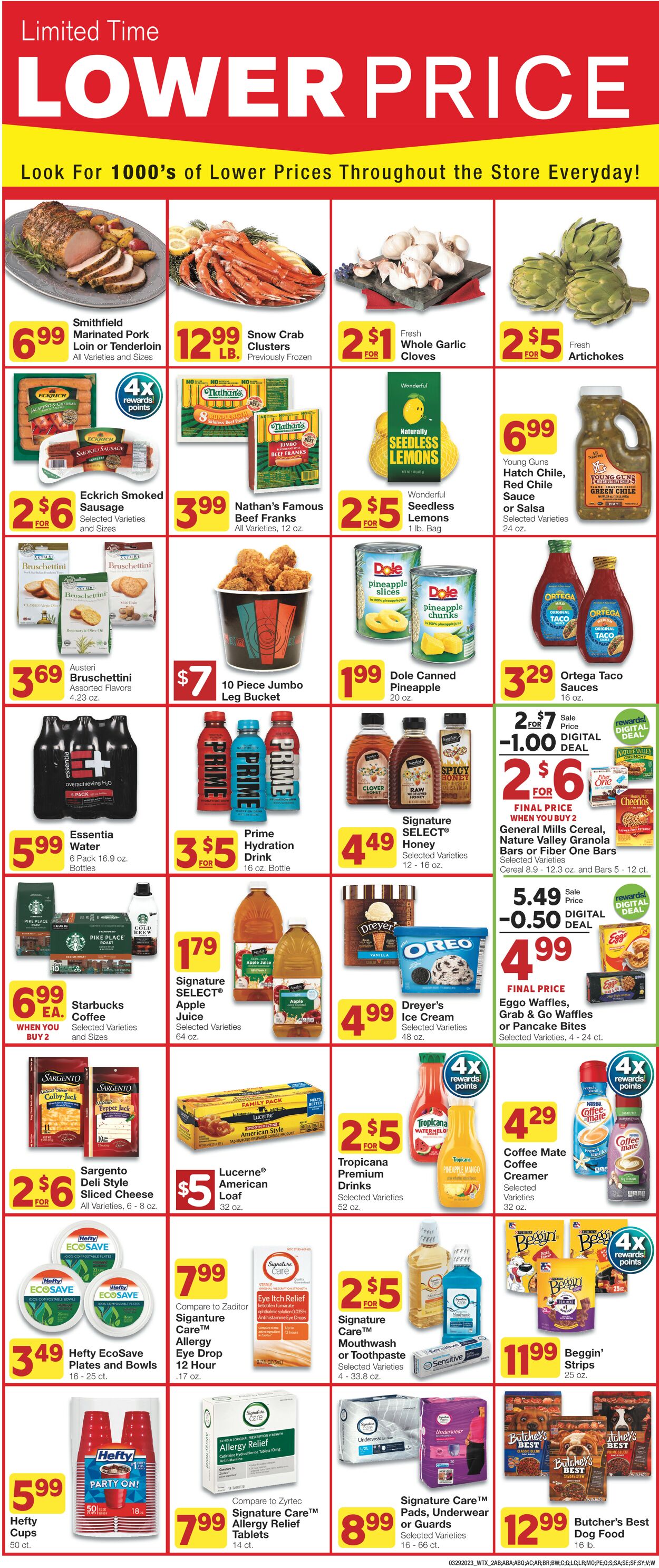 Catalogue United Supermarkets from 03/29/2023