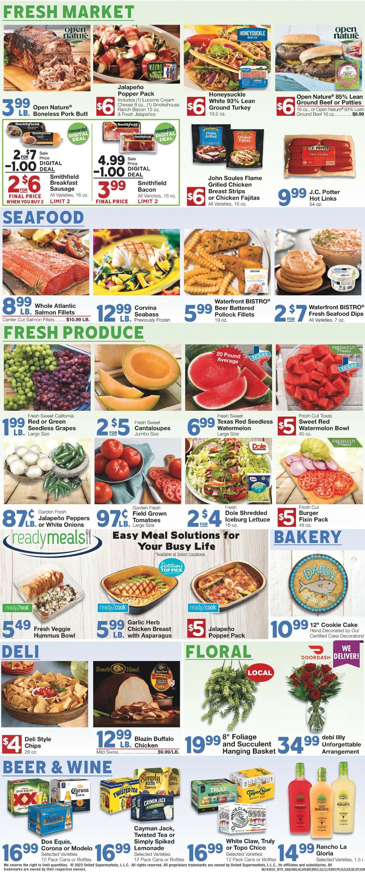 Catalogue United Supermarkets from 06/14/2023