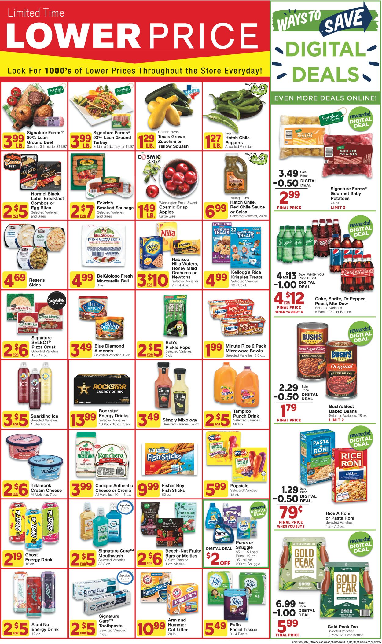 Catalogue United Supermarkets from 07/19/2023