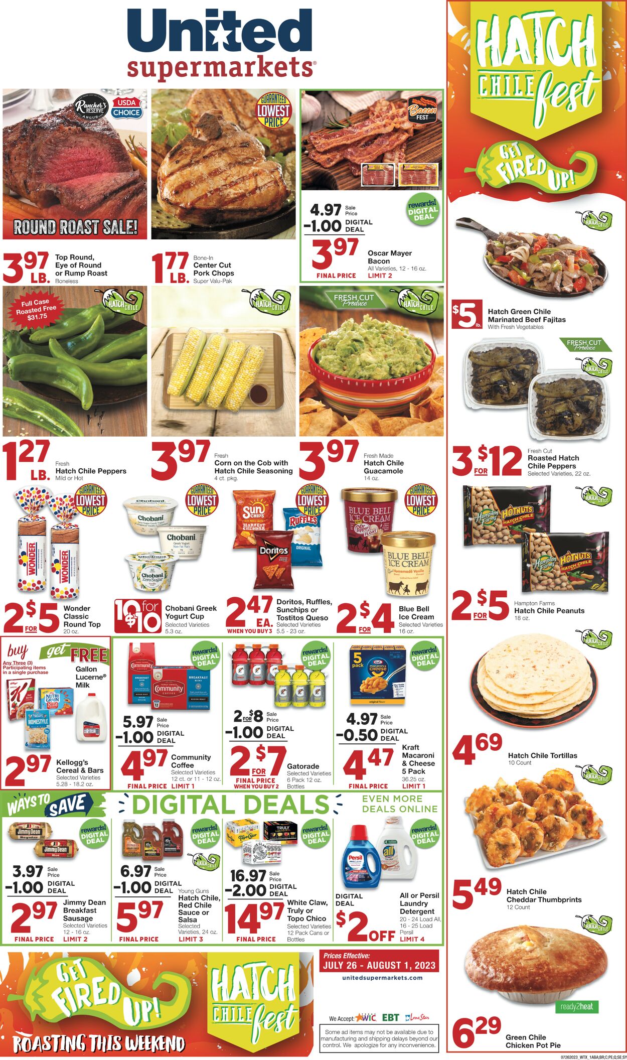 Catalogue United Supermarkets from 07/26/2023