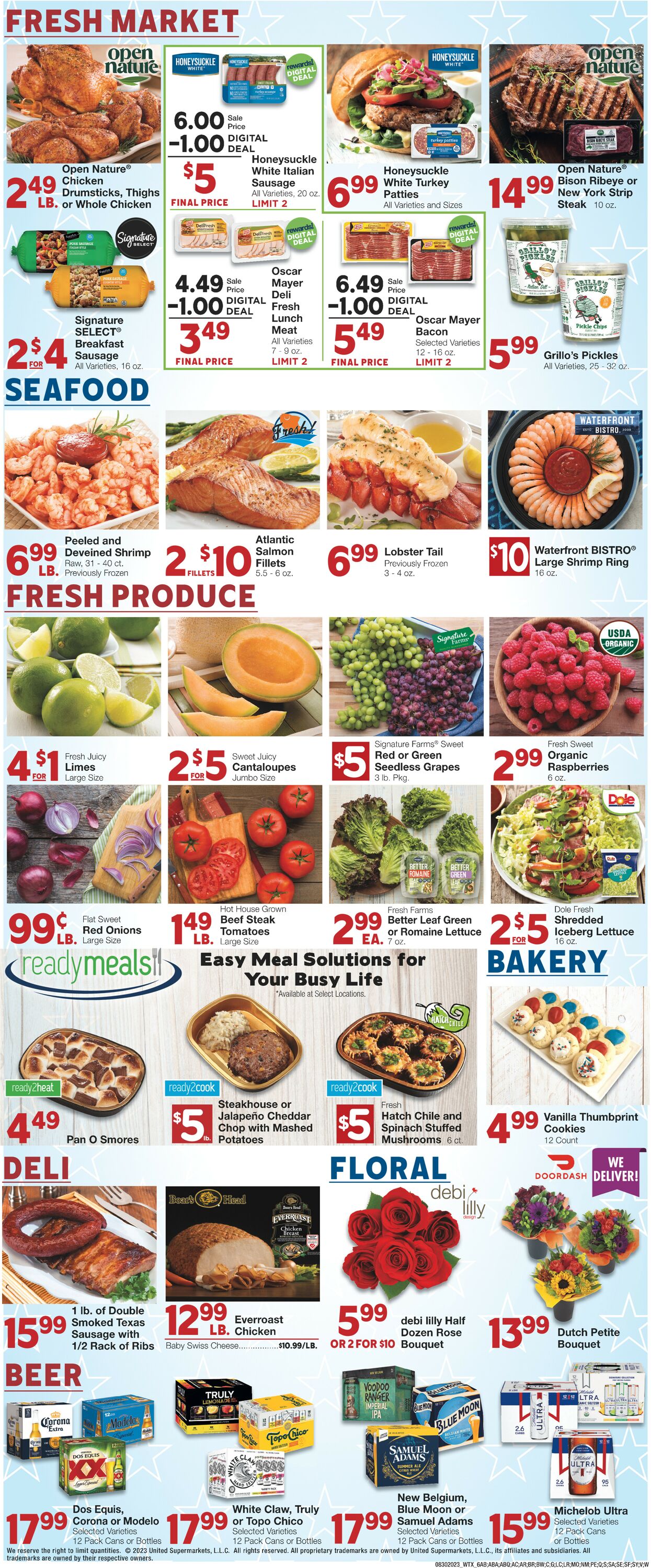 Catalogue United Supermarkets from 08/30/2023