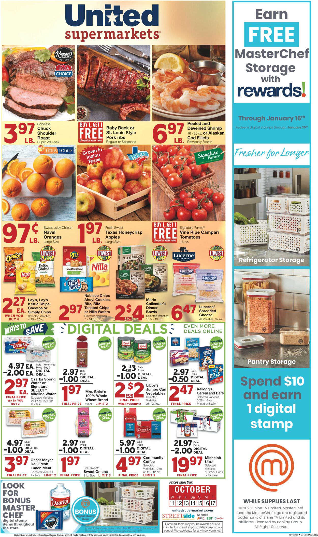 Catalogue United Supermarkets from 10/11/2023