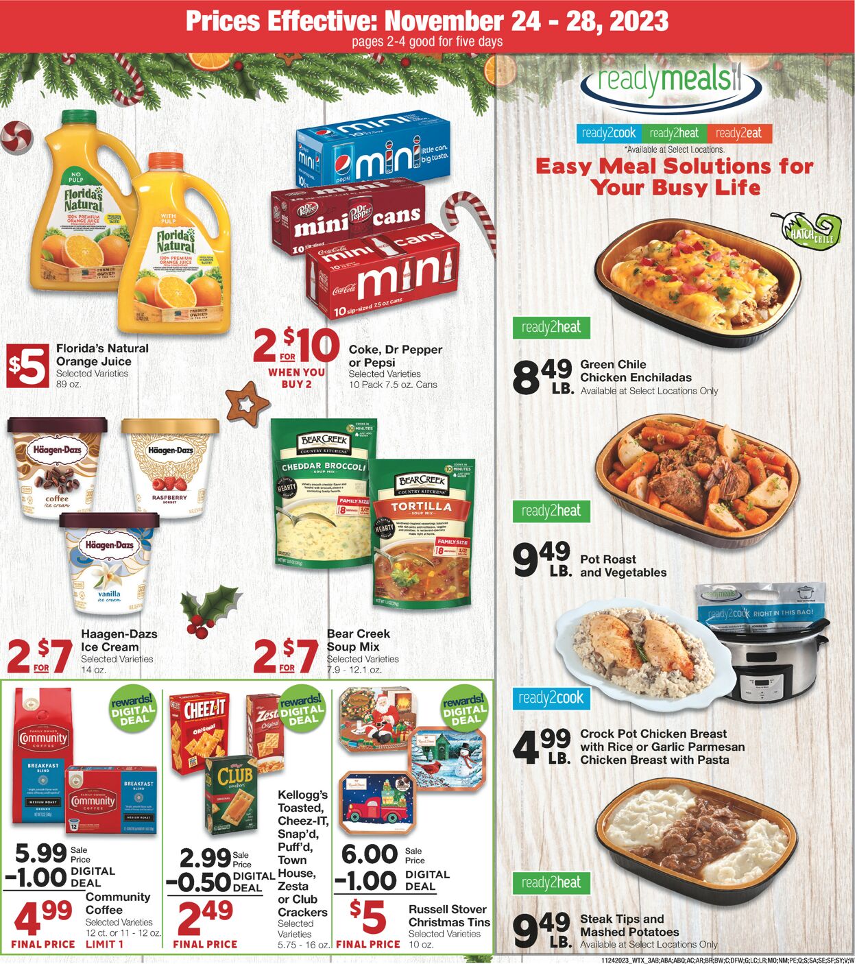 Catalogue United Supermarkets from 11/24/2023
