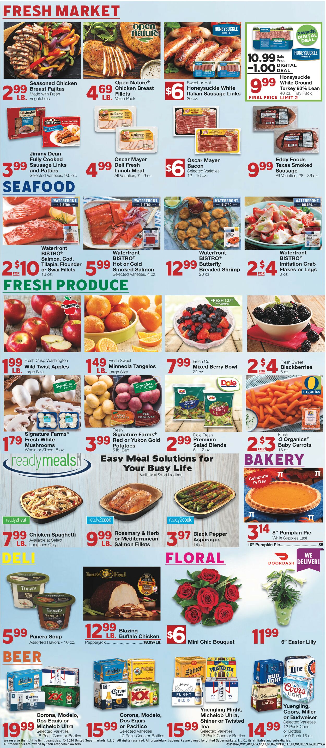 Catalogue United Supermarkets from 03/13/2024