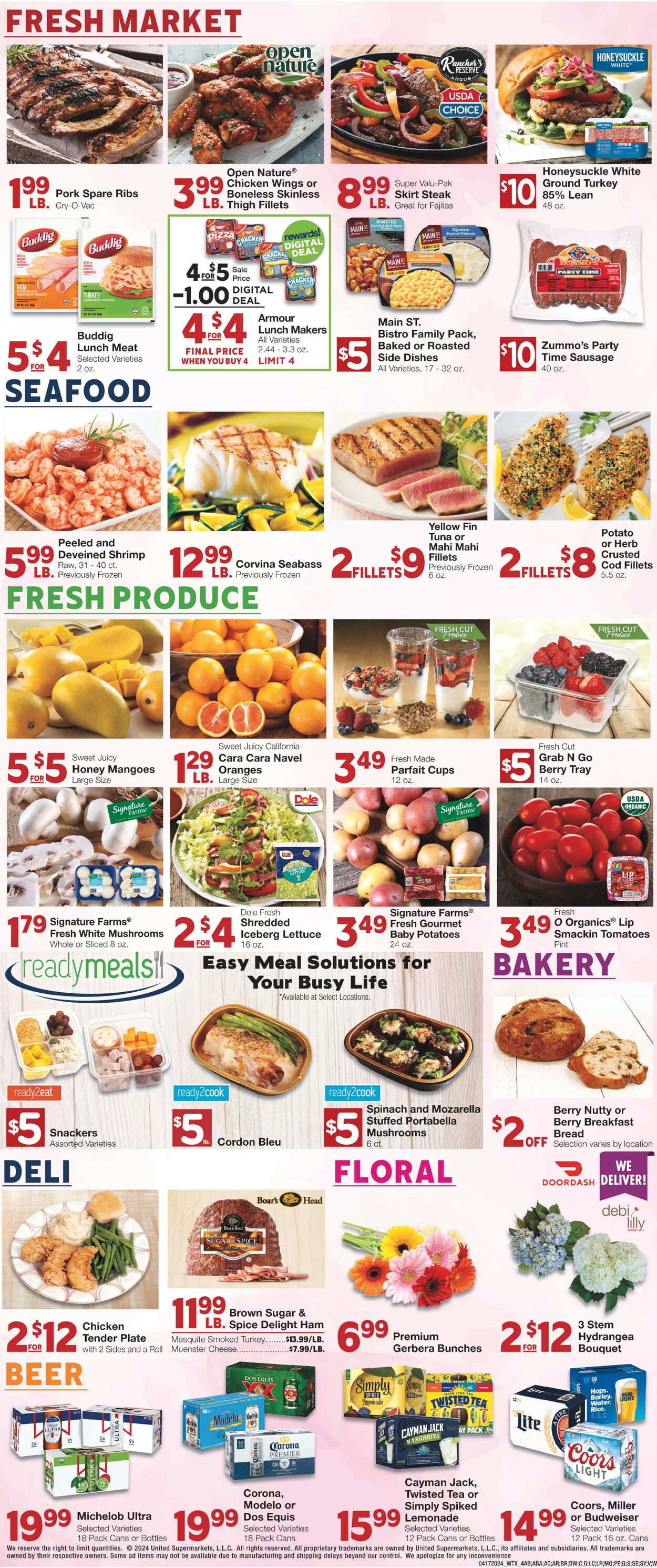Catalogue United Supermarkets from 04/17/2024
