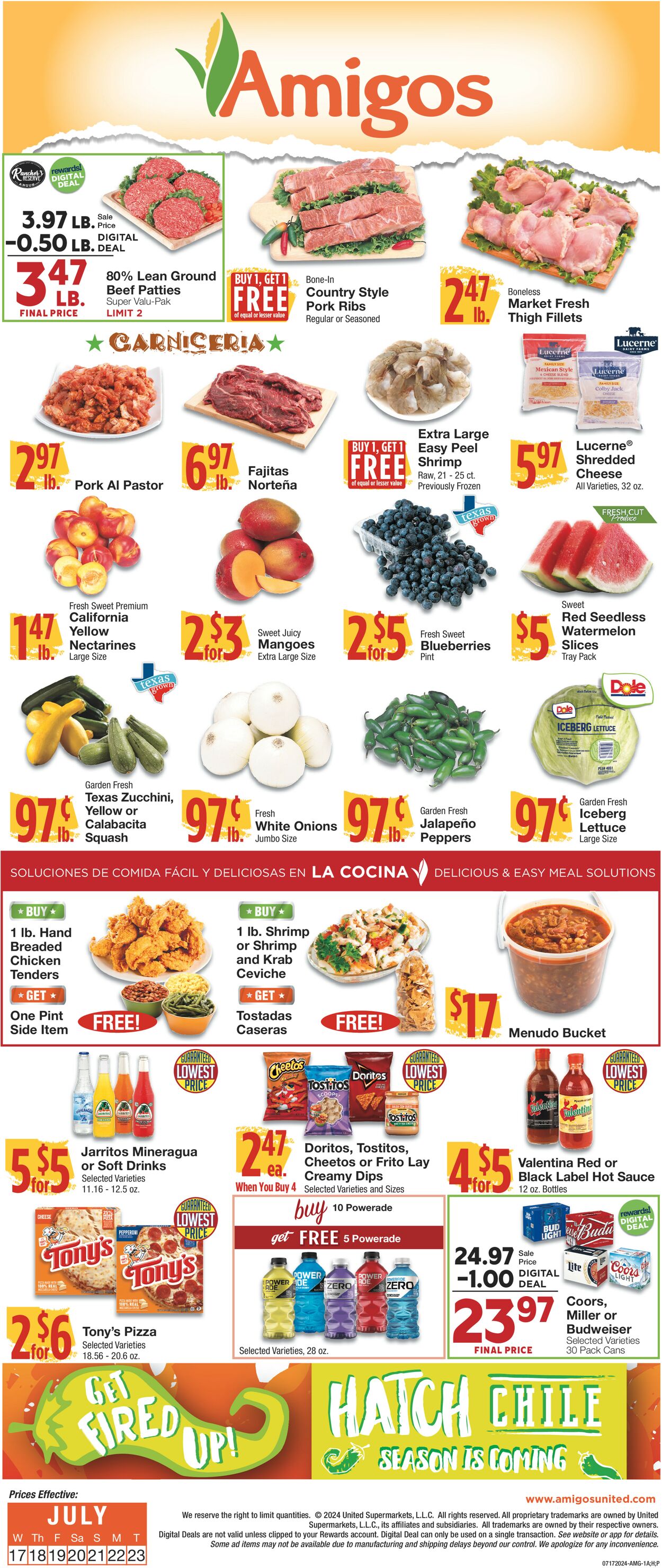 Catalogue United Supermarkets from 07/17/2024