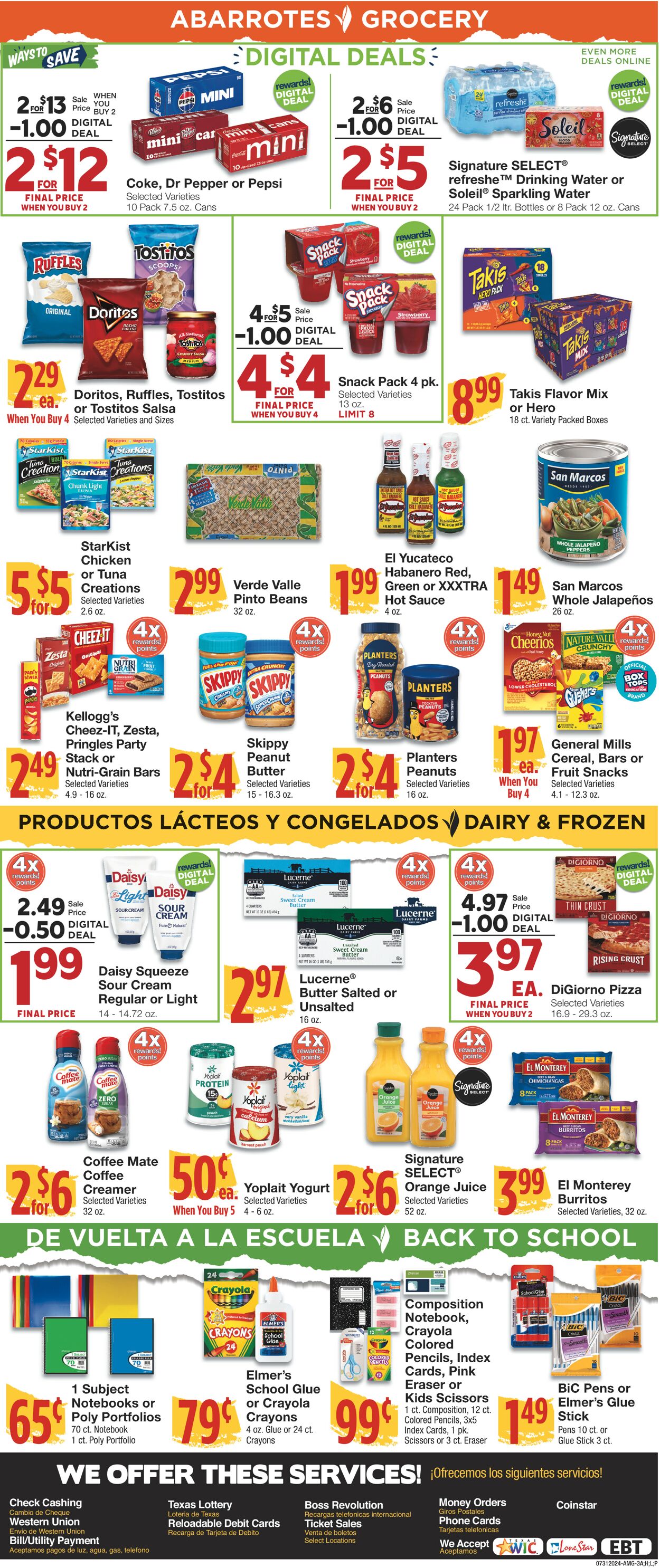 Catalogue United Supermarkets from 07/31/2024