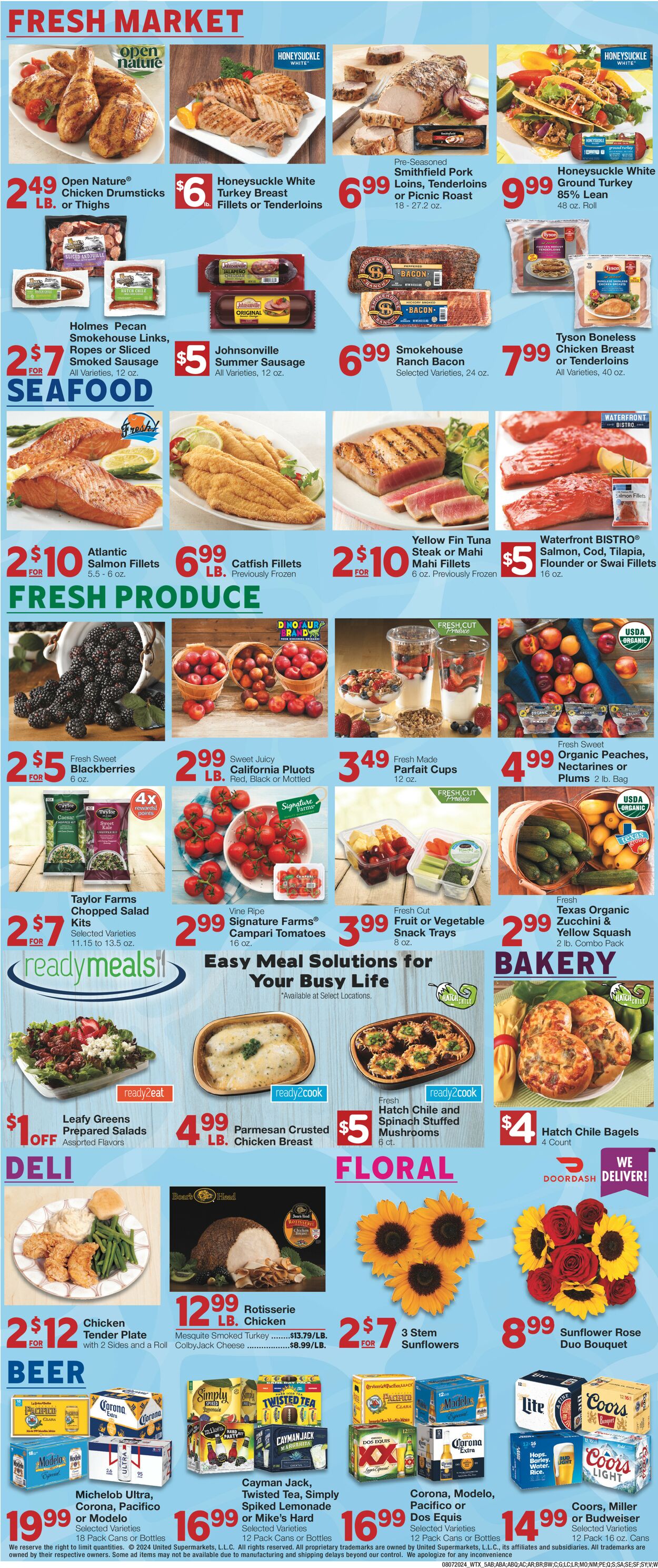 Catalogue United Supermarkets from 08/07/2024