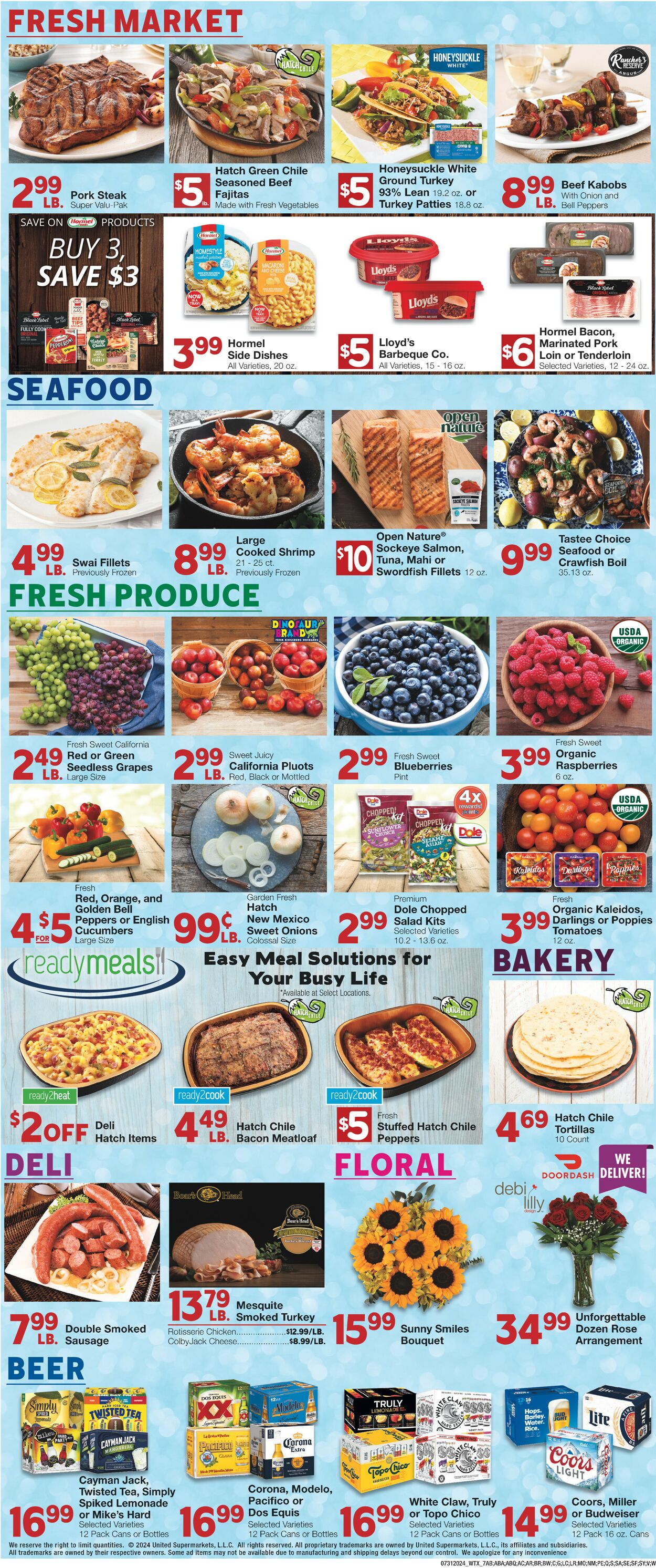 Catalogue United Supermarkets from 07/31/2024