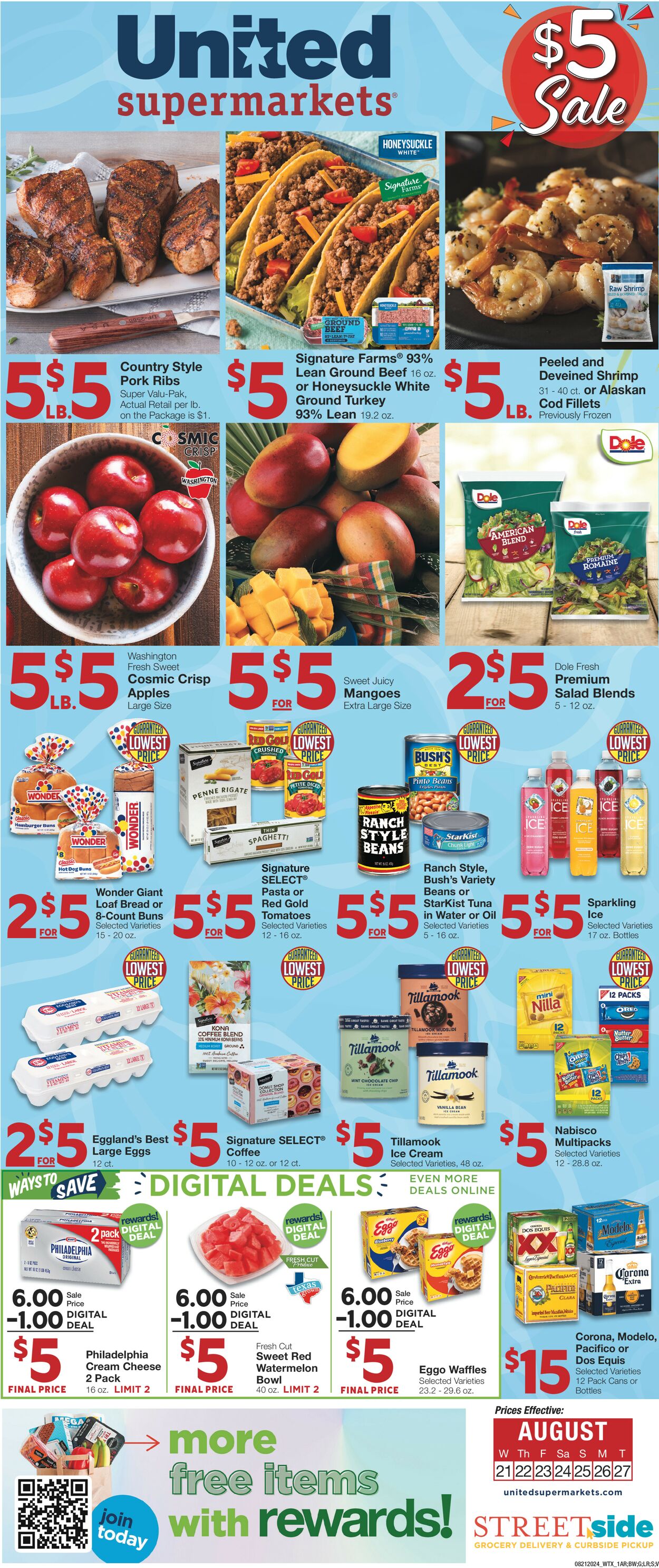 Catalogue United Supermarkets from 08/21/2024