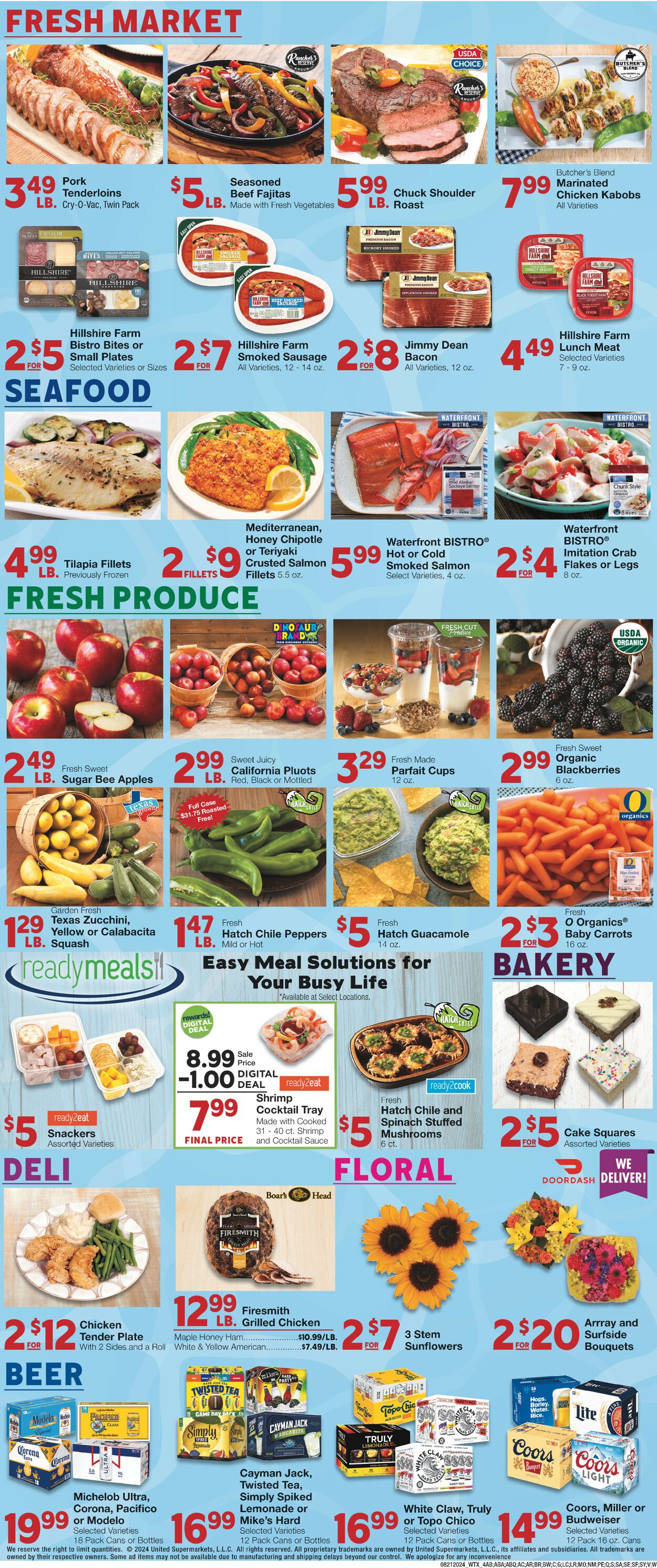 Catalogue United Supermarkets from 08/21/2024