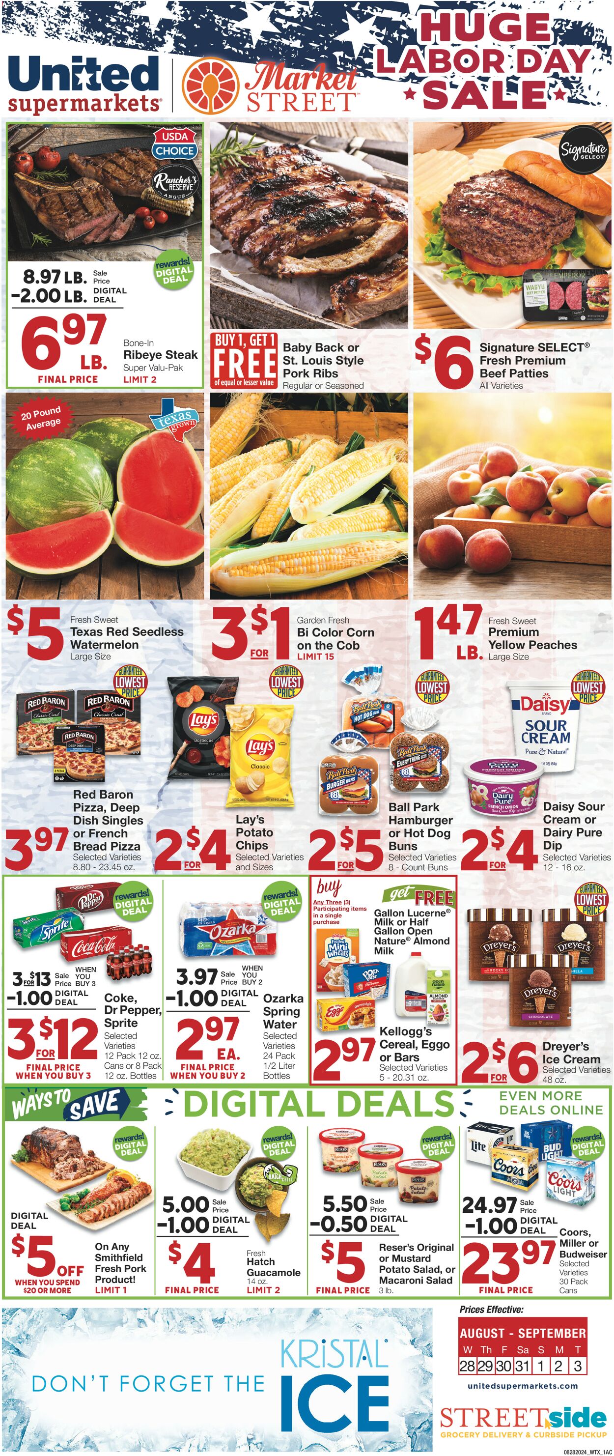 Catalogue United Supermarkets from 08/28/2024