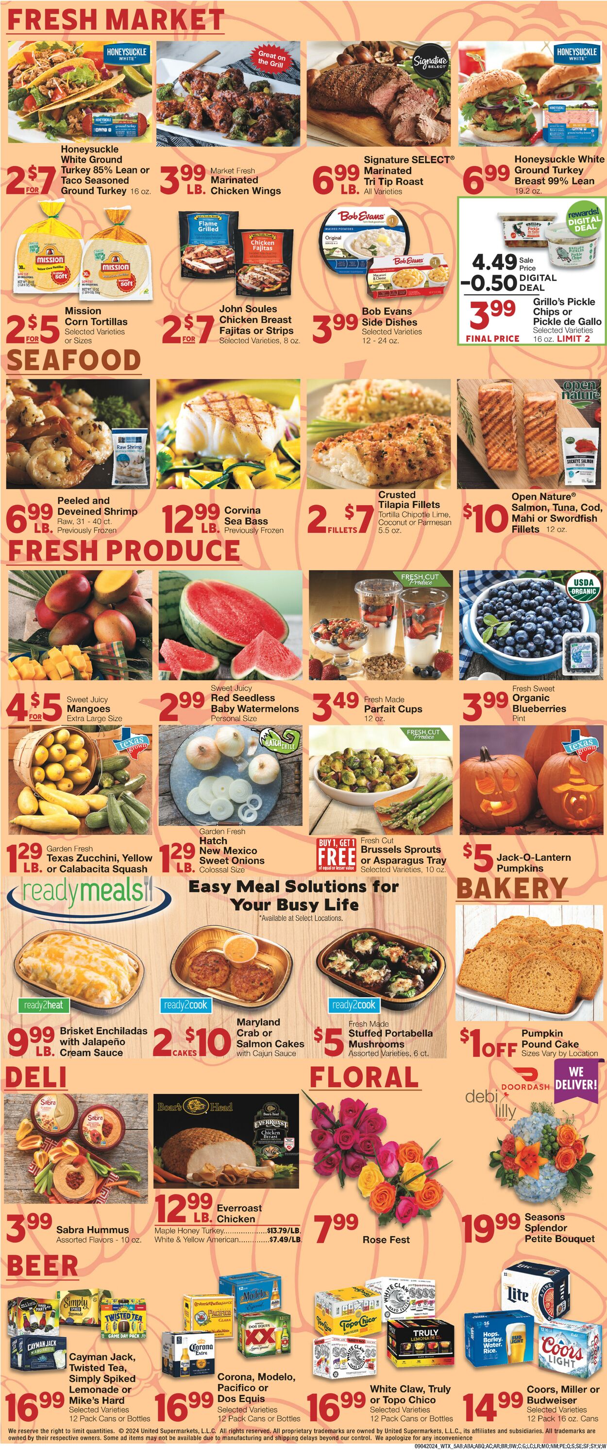 Catalogue United Supermarkets from 09/04/2024