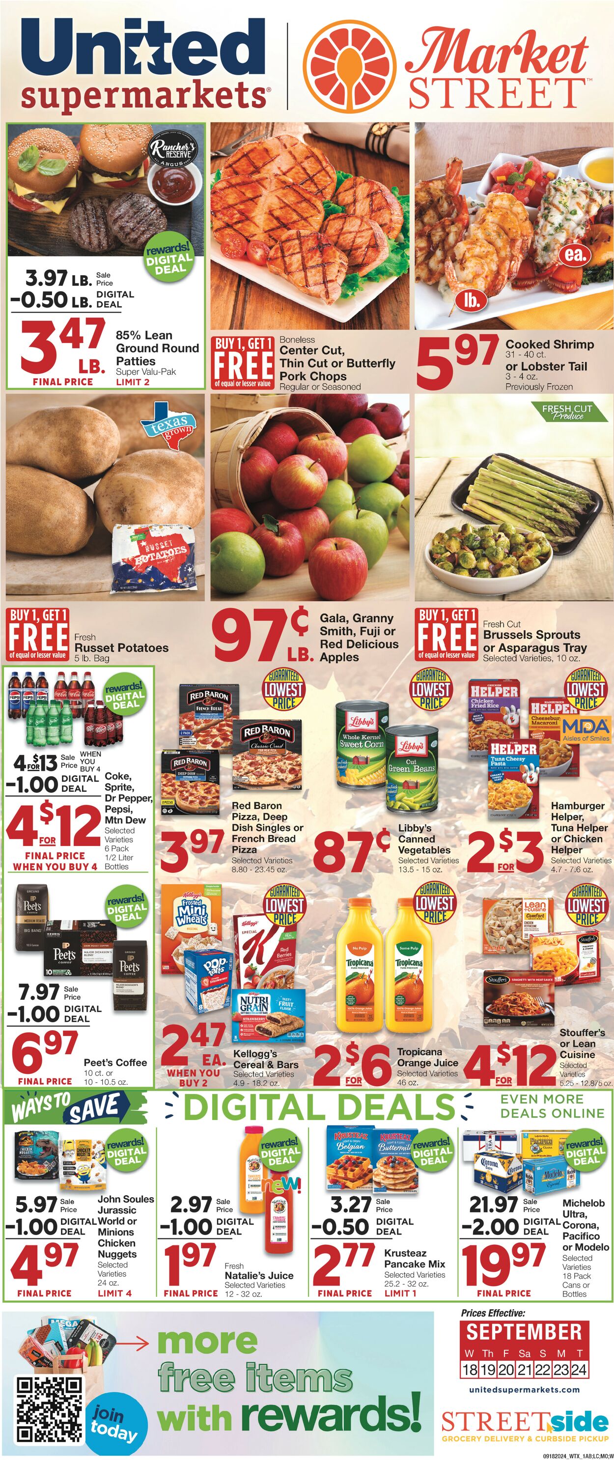 Catalogue United Supermarkets from 09/18/2024