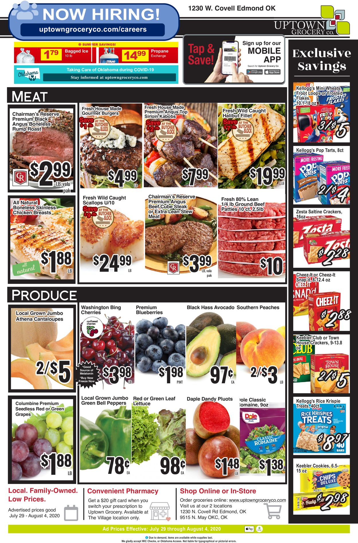 Catalogue Uptown Grocery Co. from 07/29/2020