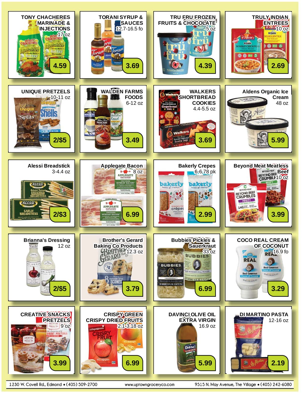 Catalogue Uptown Grocery Co. from 10/25/2020