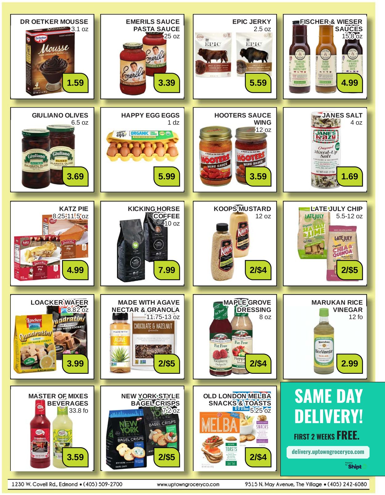 Catalogue Uptown Grocery Co. from 10/25/2020