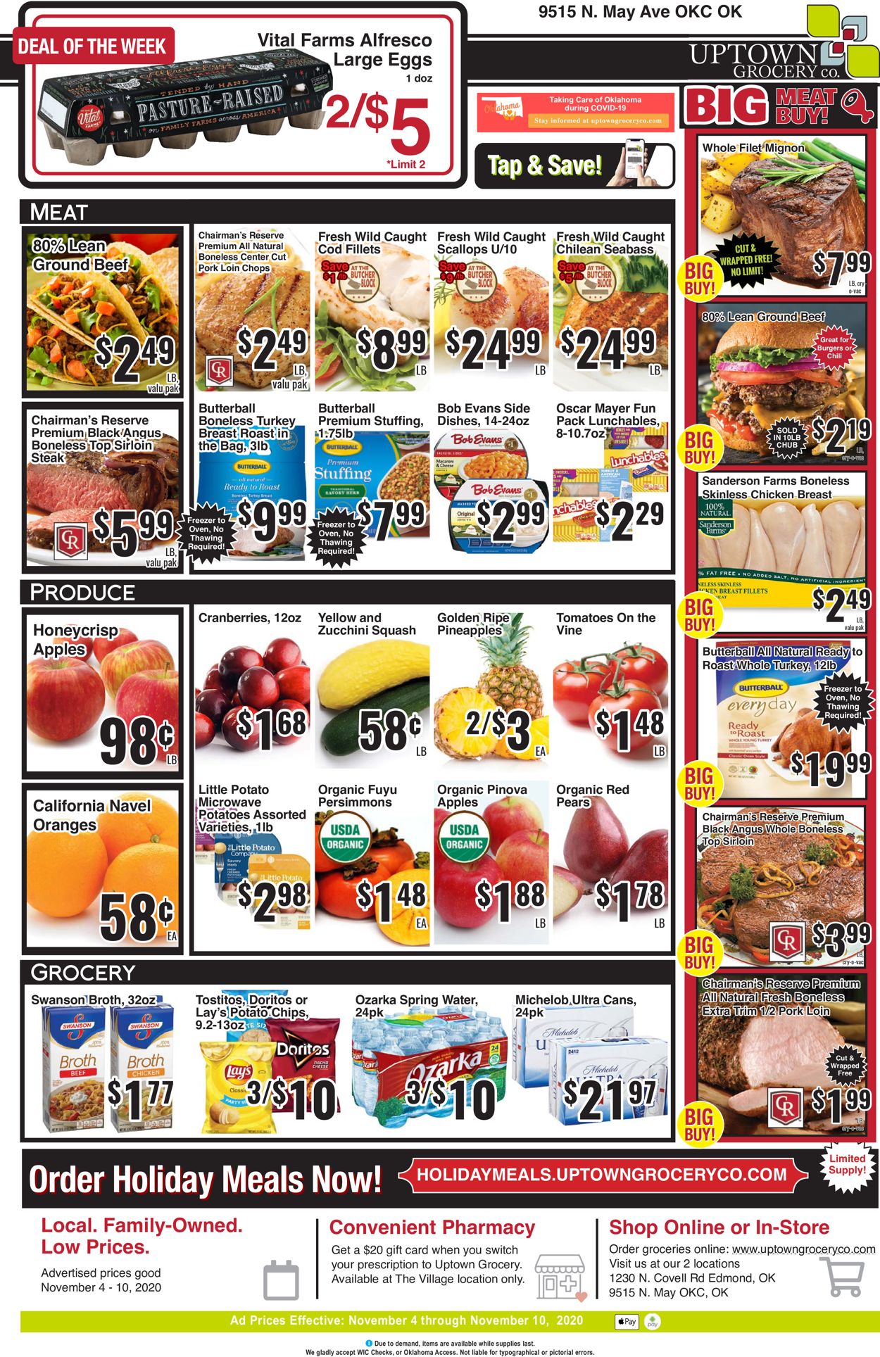 Catalogue Uptown Grocery Co. from 11/04/2020