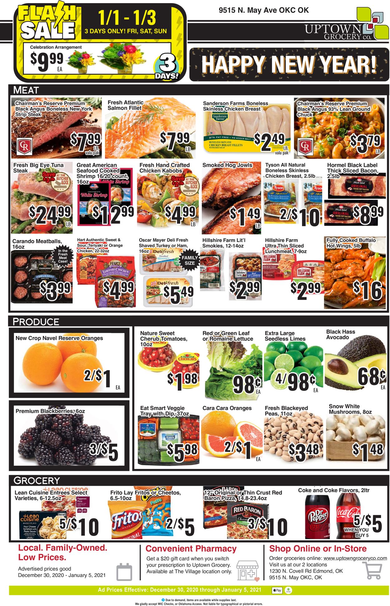 Catalogue Uptown Grocery Co. from 12/30/2020