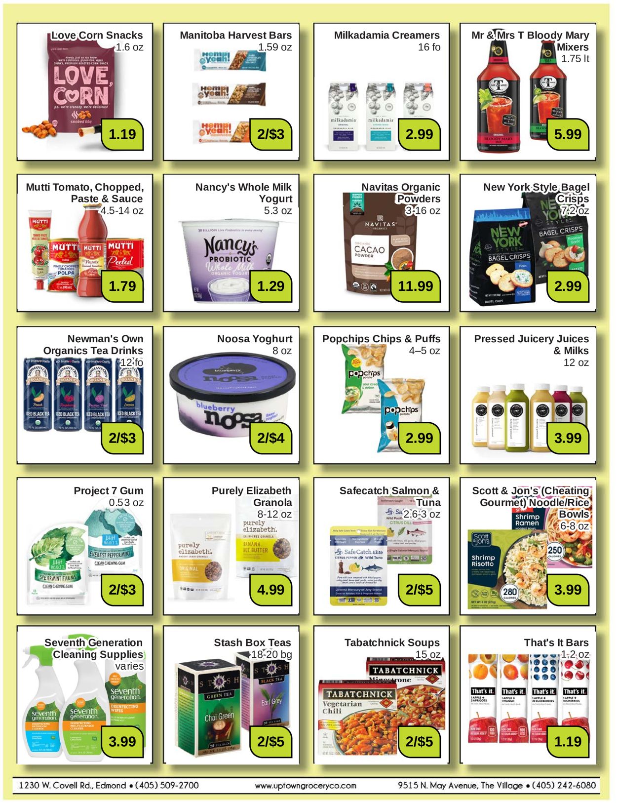 Catalogue Uptown Grocery Co. from 12/27/2021