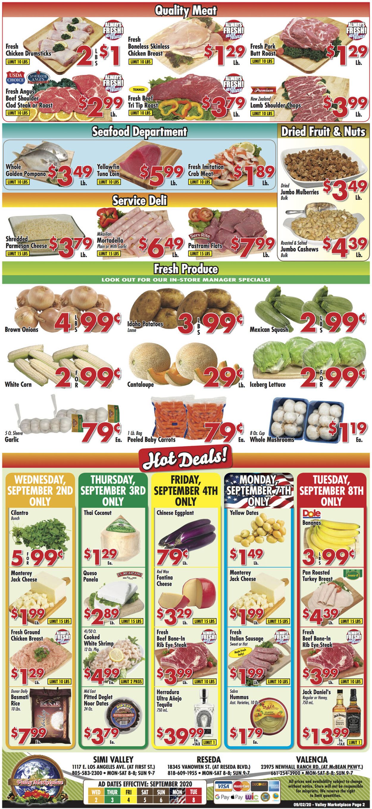 Valley Marketplace Current weekly ad 09/02 - 09/08/2020 [2] - frequent ...