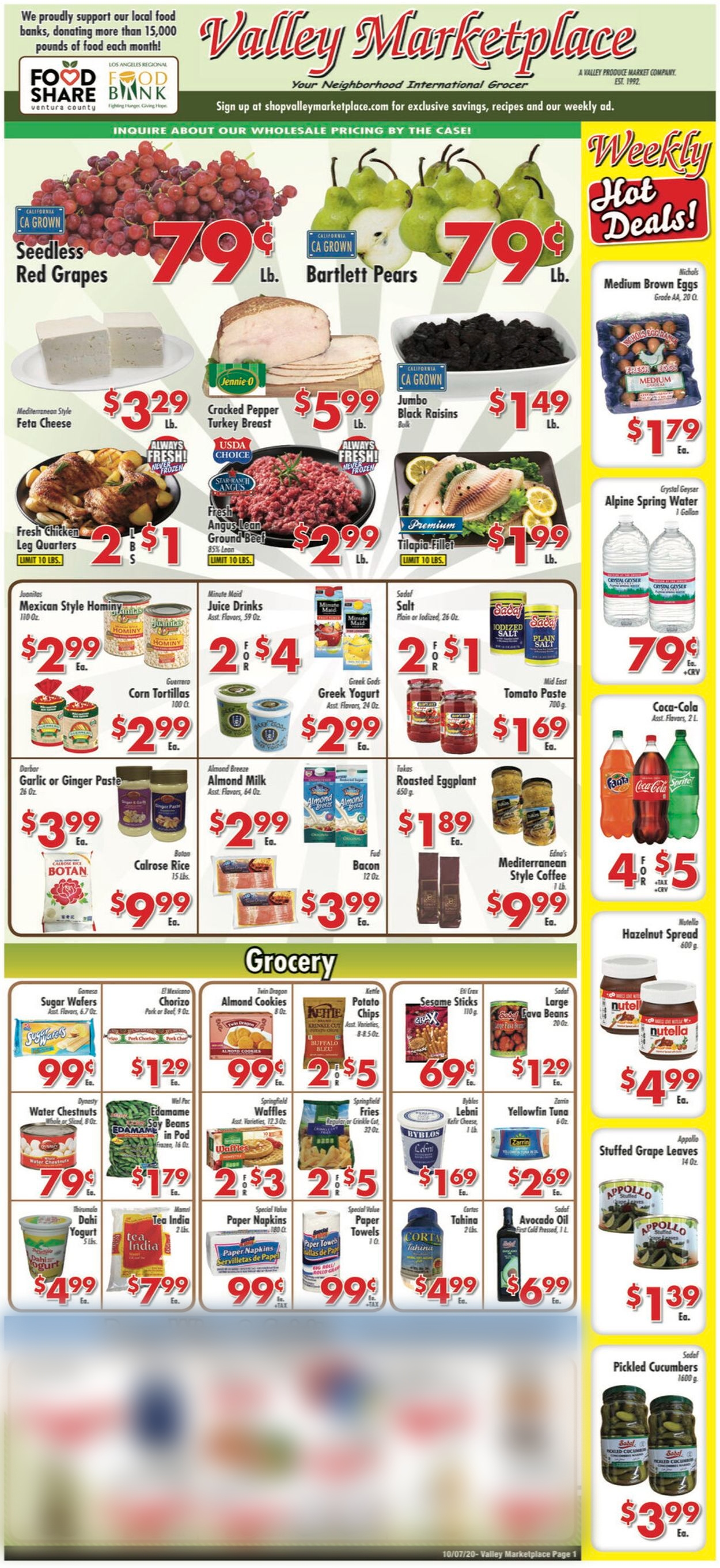 Valley Marketplace Current weekly ad 10/07 - 12/13/2020 - frequent-ads.com