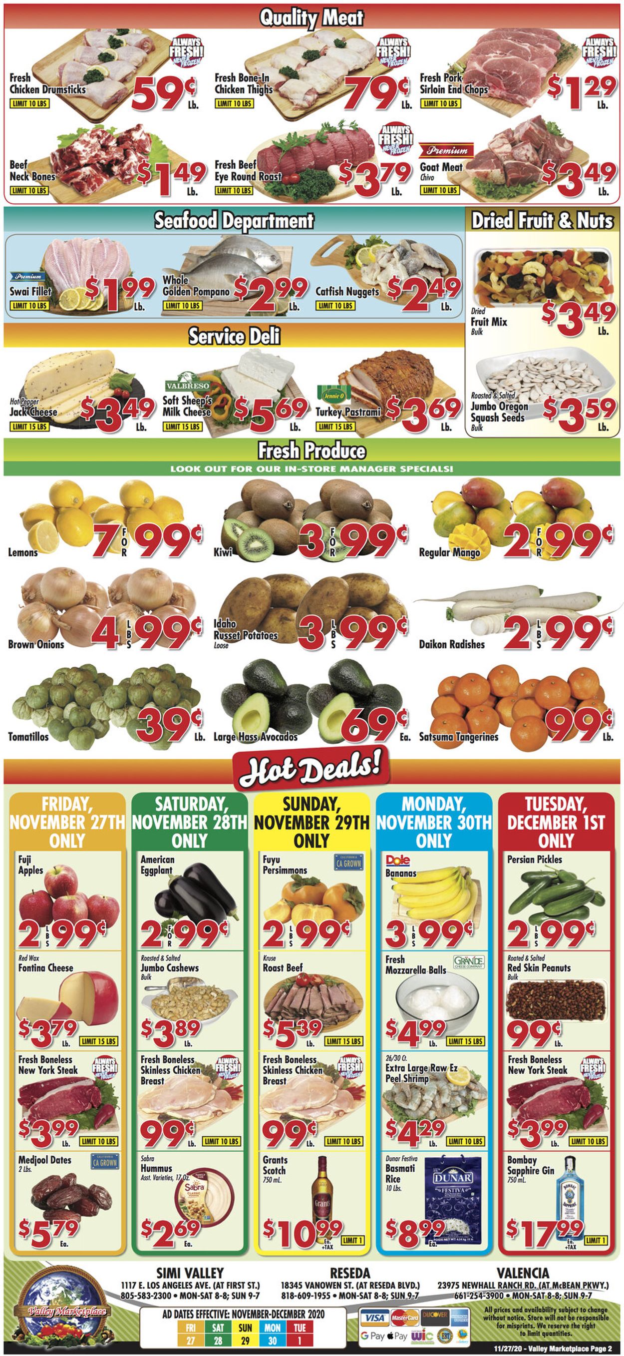 Valley Marketplace Black Friday 2020 Current weekly ad 11/27 - 12/01 ...