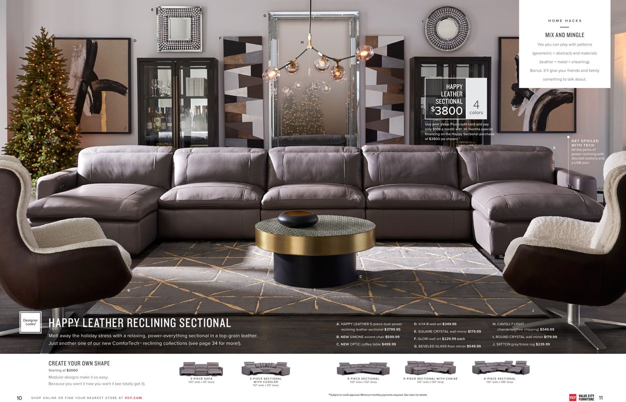 Catalogue Value City Furniture - Holiday Ad 2019 from 11/14/2019