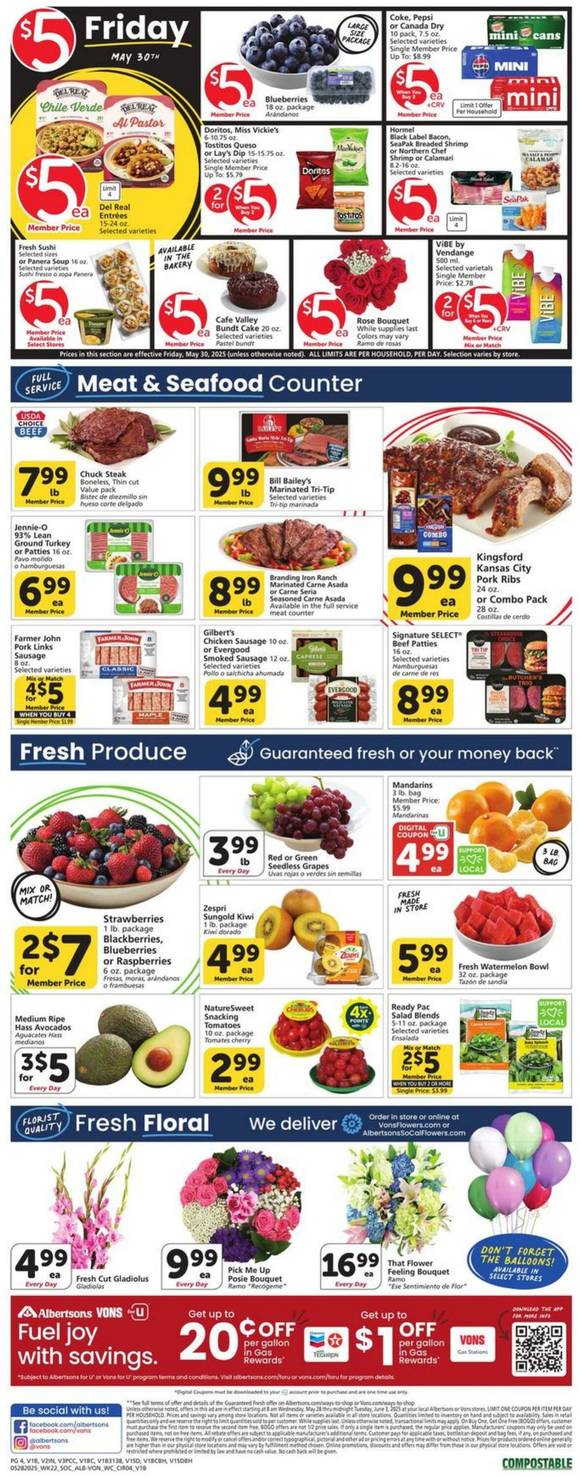 Catalogue Vons from 05/28/2025