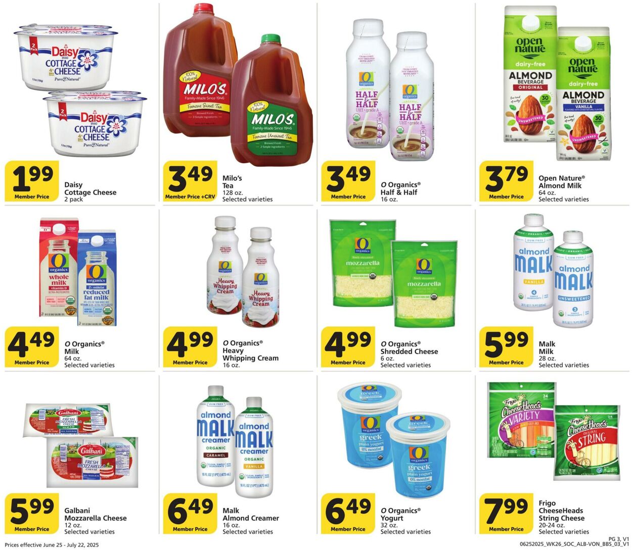 Catalogue Vons from 06/25/2025