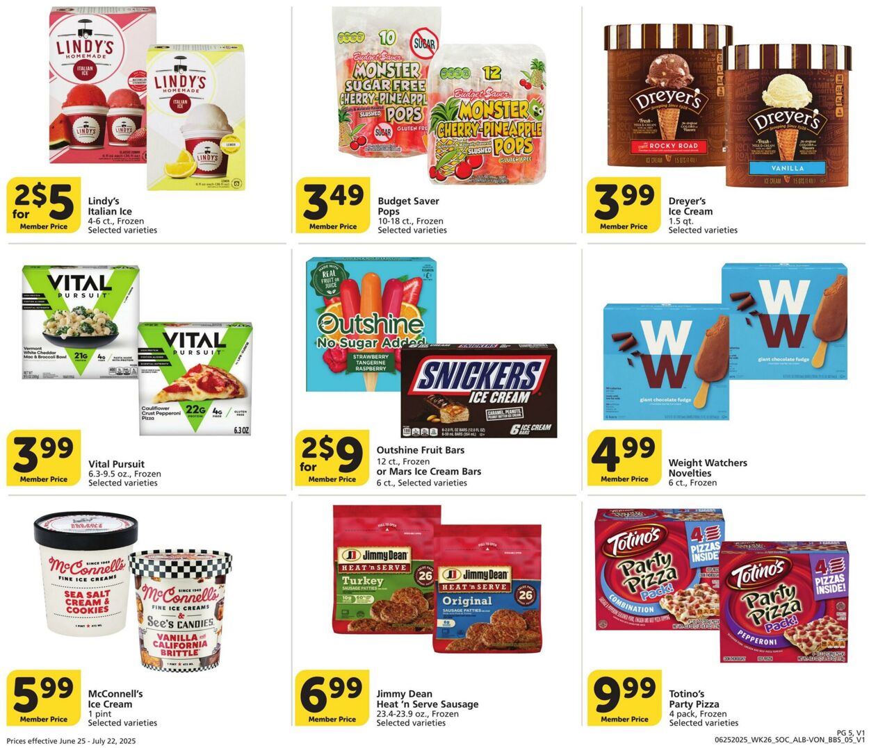 Catalogue Vons from 06/25/2025