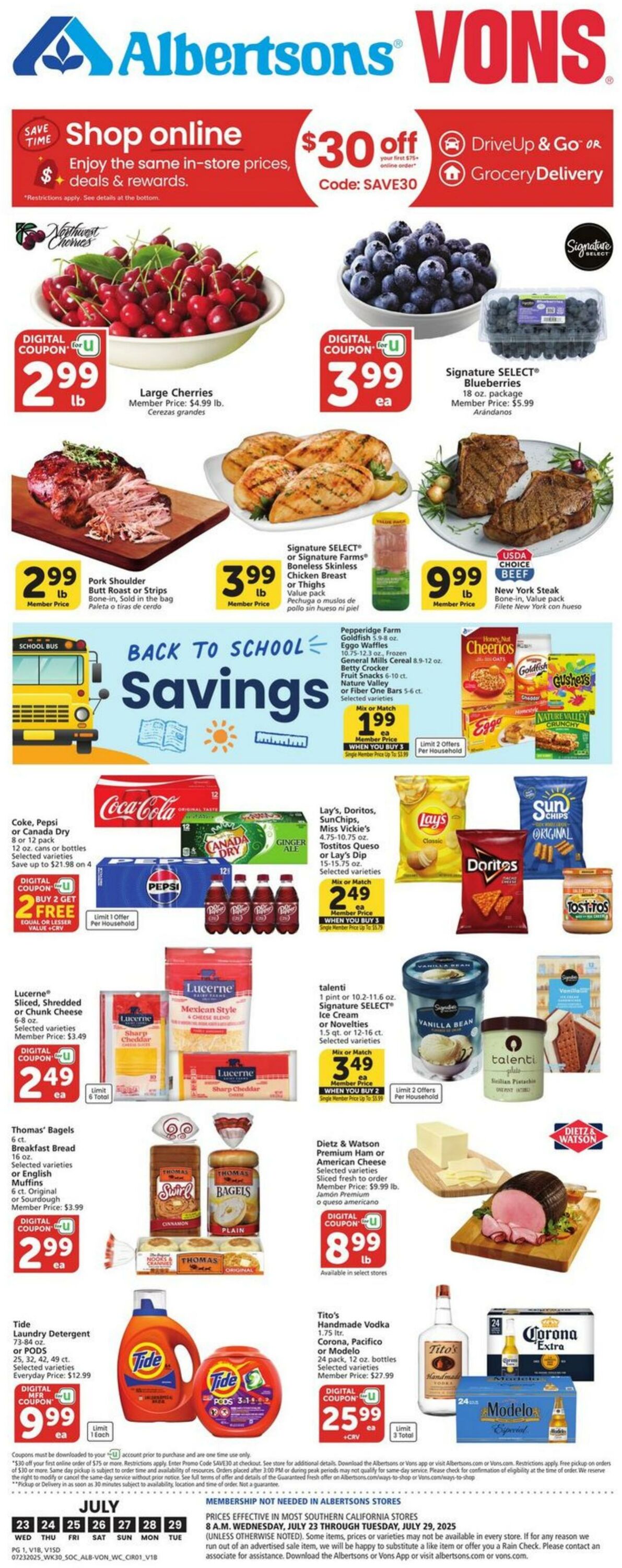 Catalogue Vons from 07/23/2025
