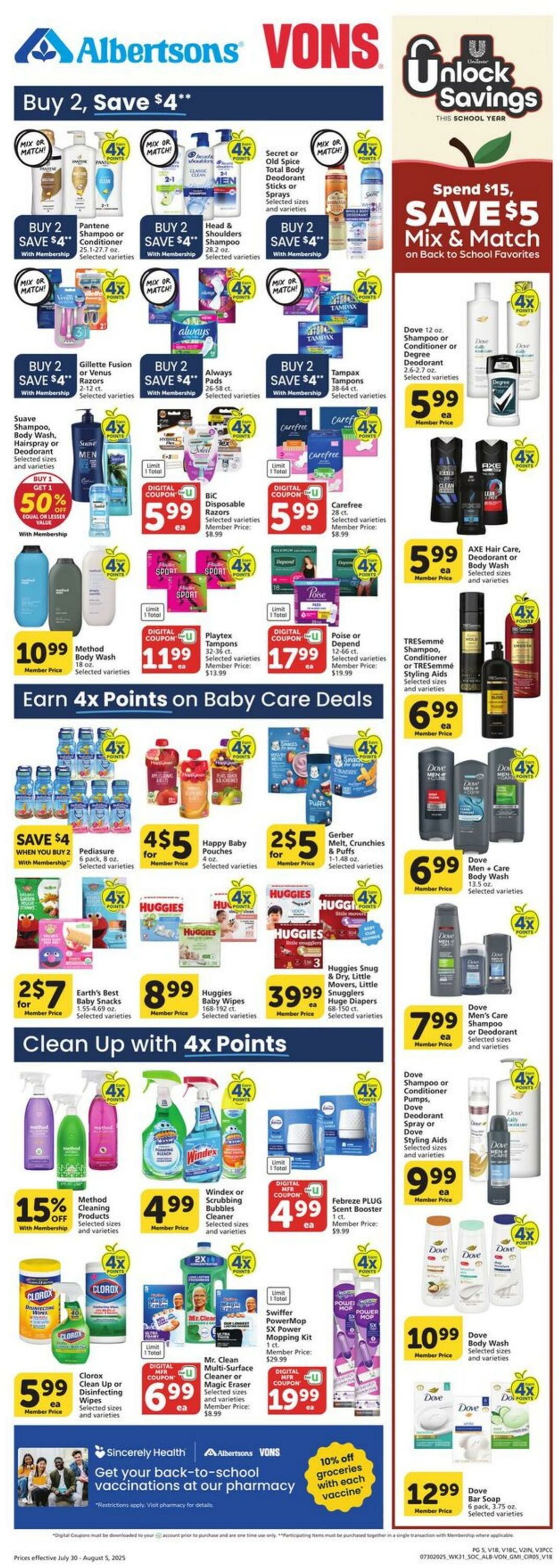 Catalogue Vons from 07/30/2025