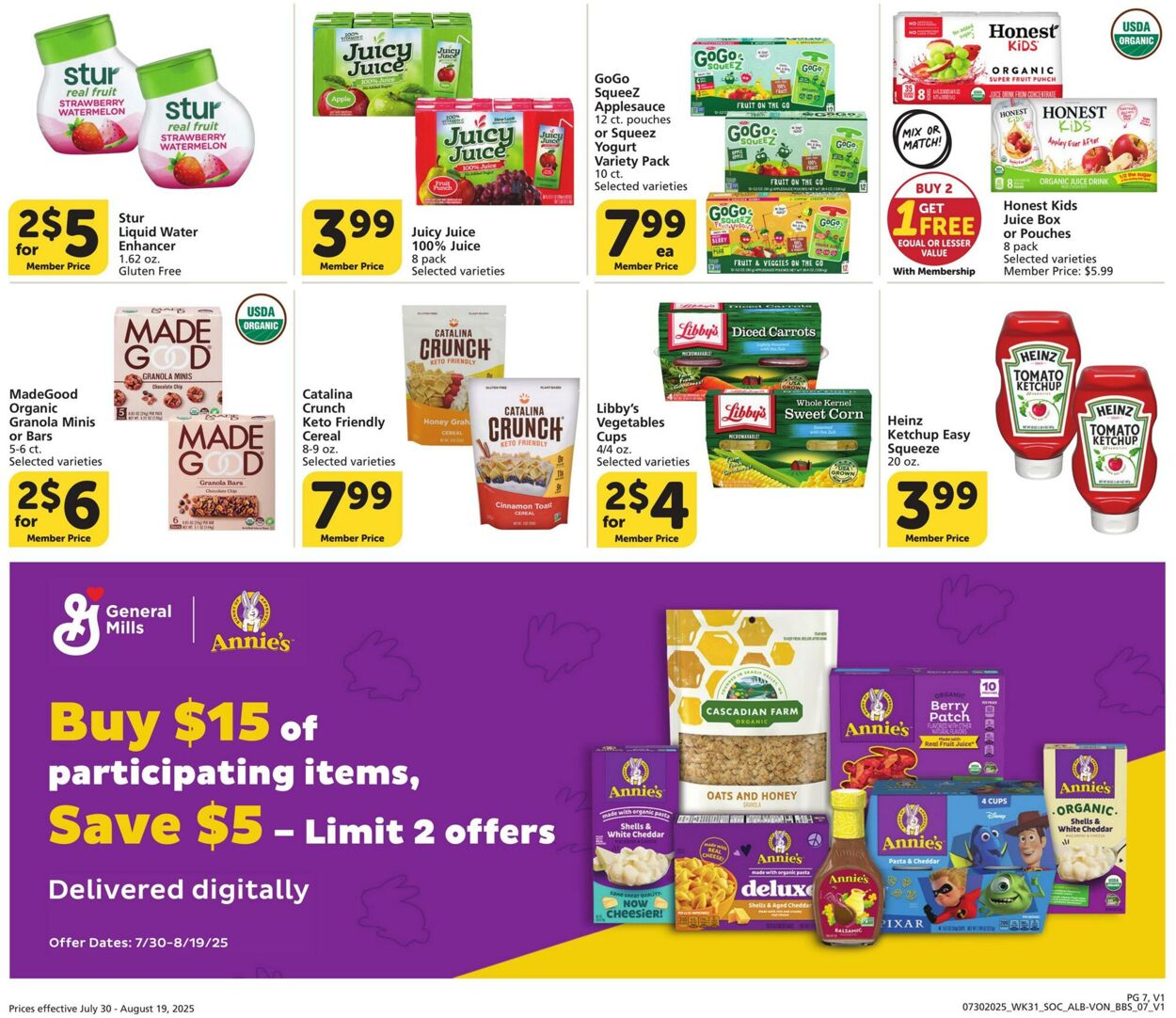 Catalogue Vons from 07/30/2025