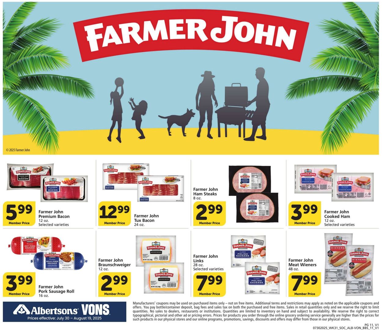 Catalogue Vons from 07/30/2025