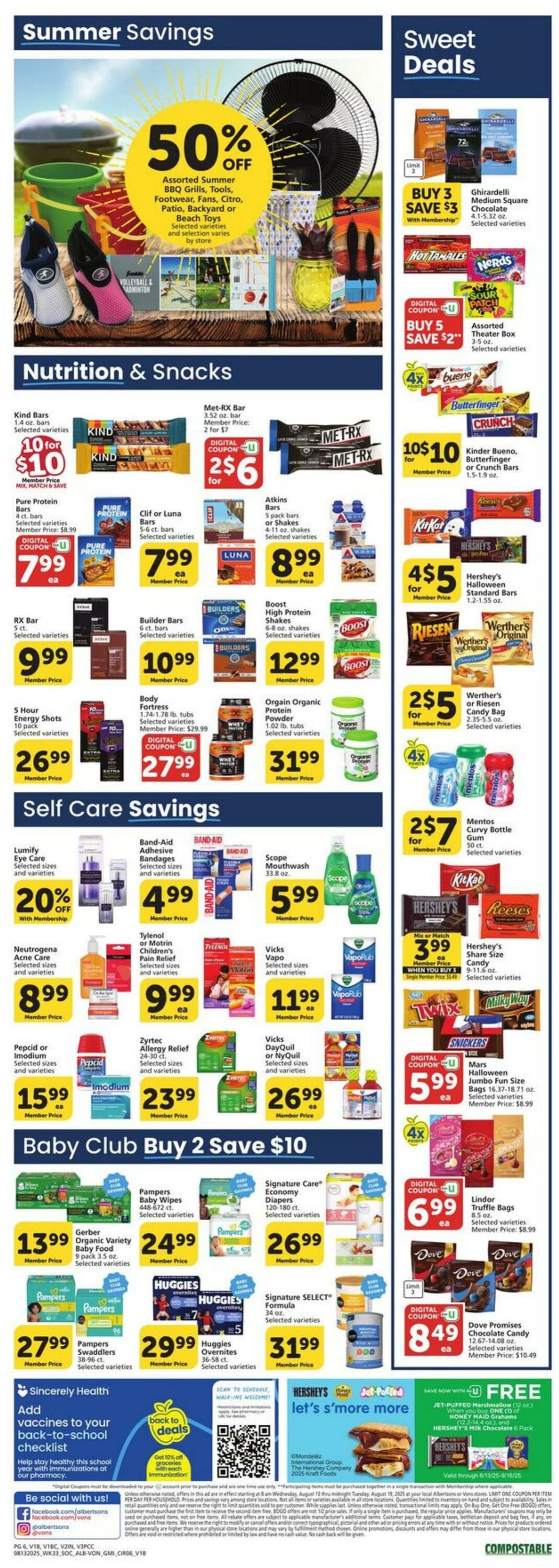 Catalogue Vons from 08/13/2025