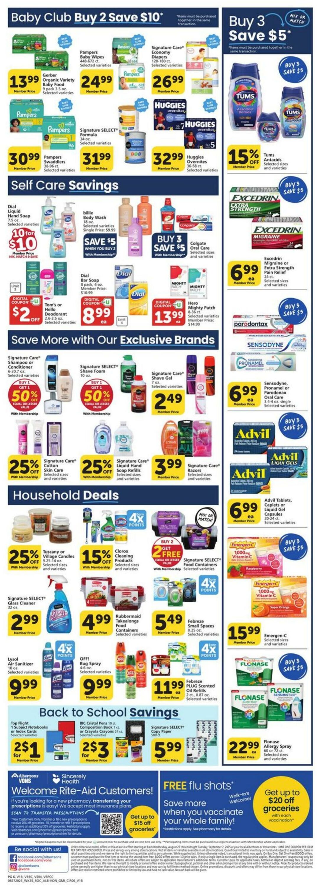 Catalogue Vons from 08/27/2025