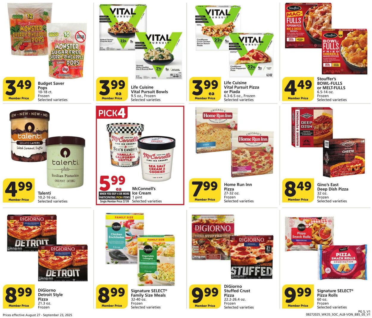 Catalogue Vons from 08/27/2025