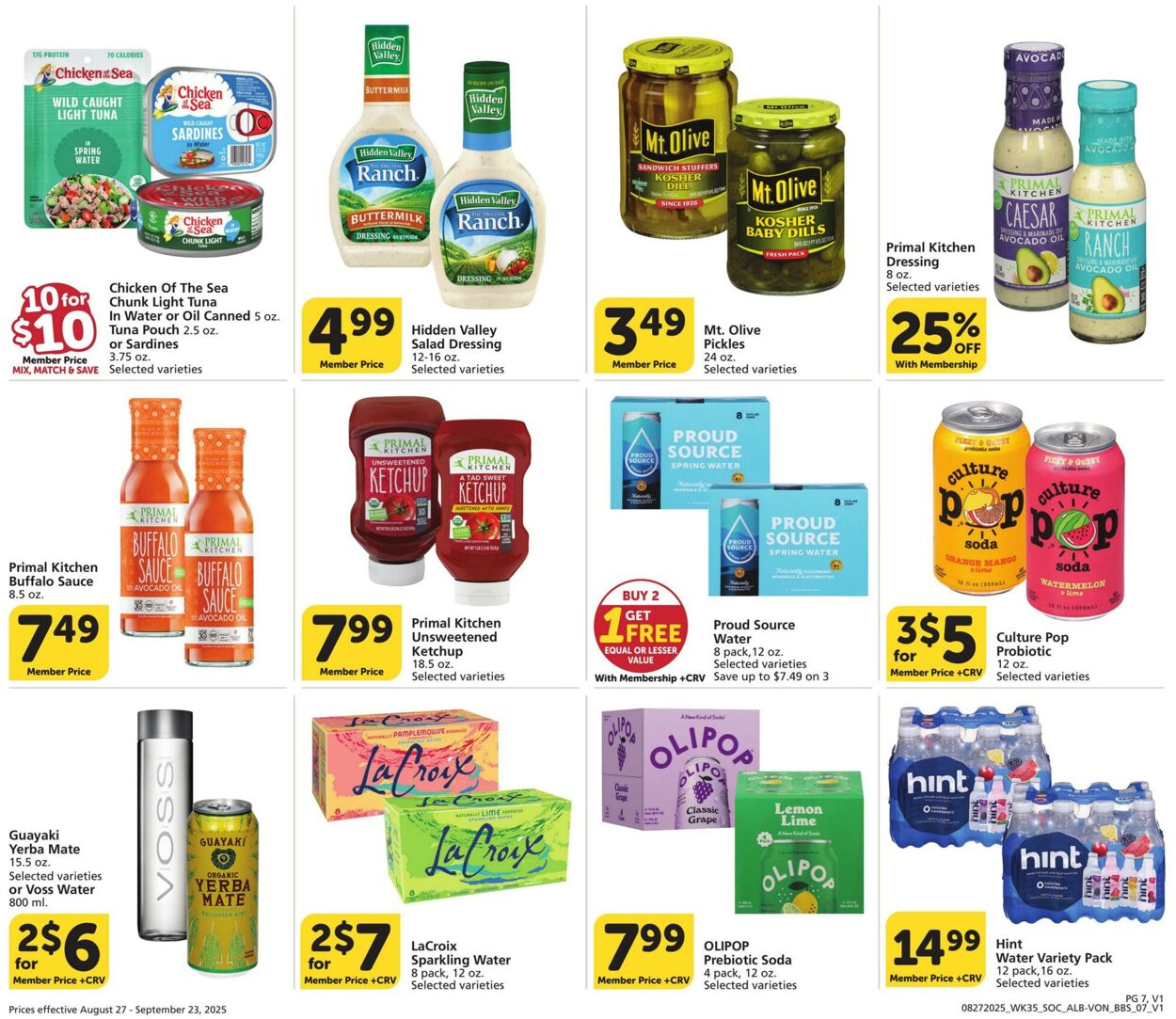 Catalogue Vons from 08/27/2025