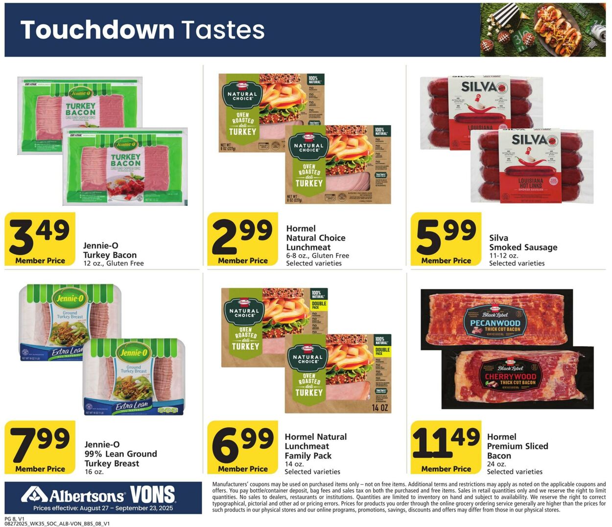 Catalogue Vons from 08/27/2025