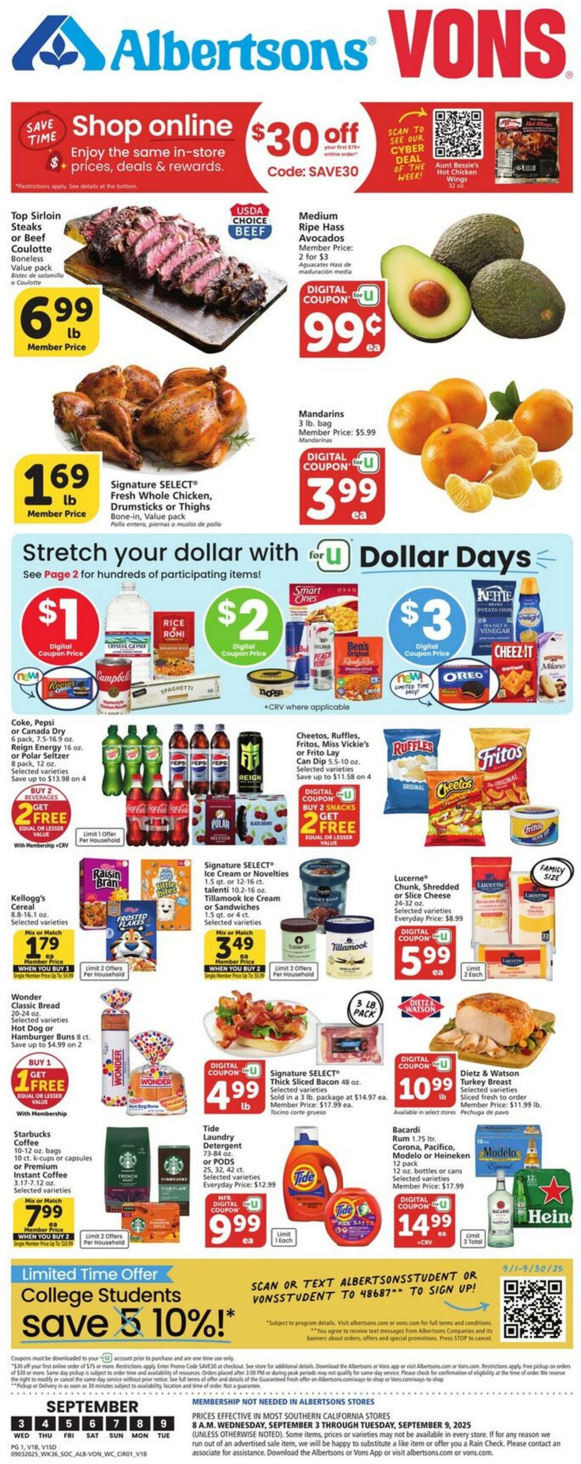 Catalogue Vons from 09/03/2025
