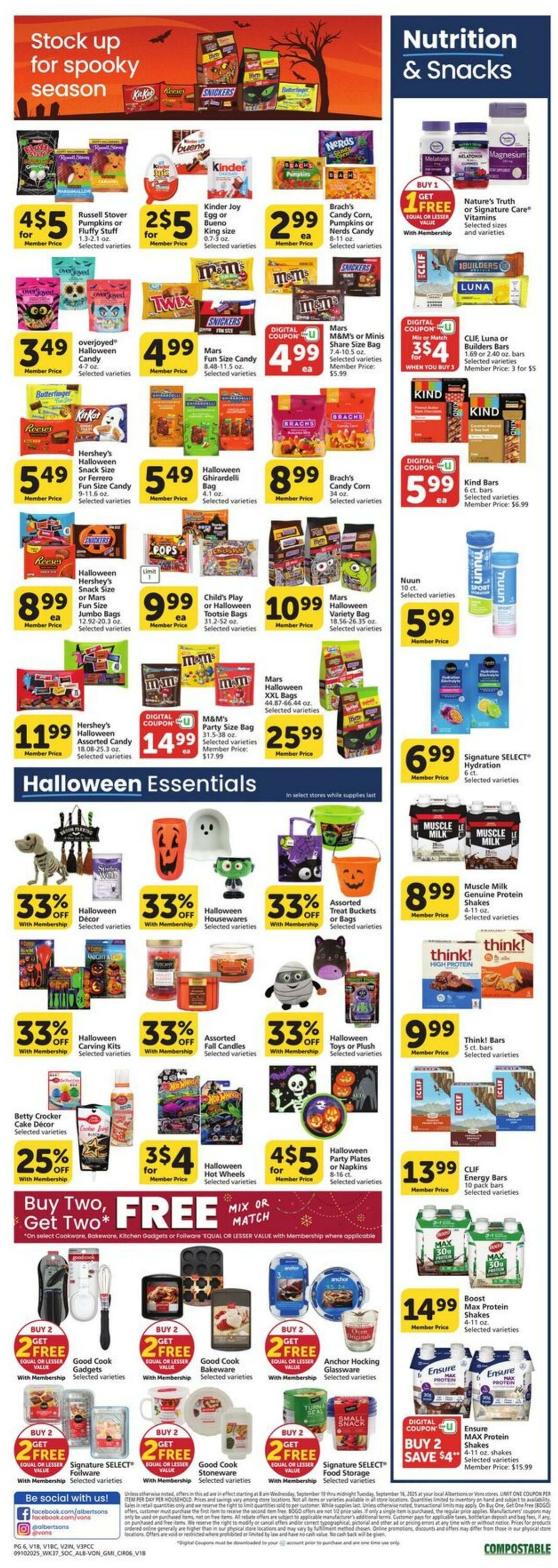 Catalogue Vons from 09/10/2025