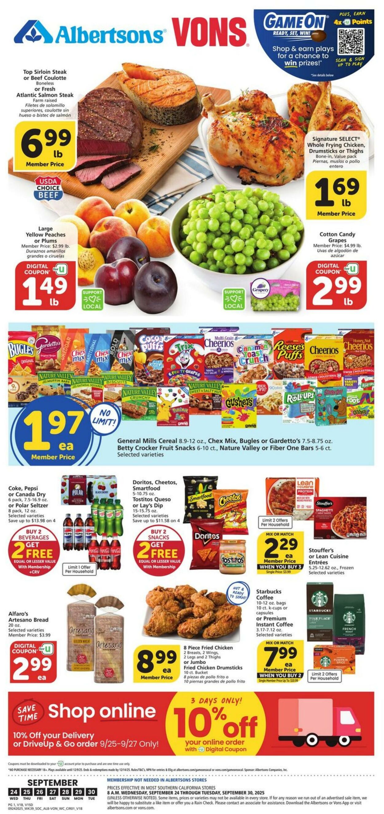 Catalogue Vons from 09/24/2025