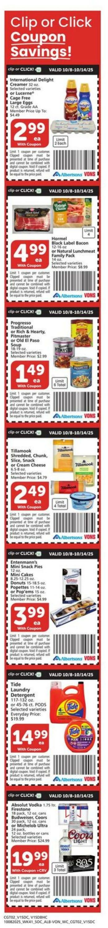 Catalogue Vons from 10/08/2025