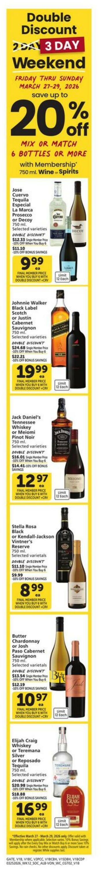 Catalogue Vons from 03/25/2026