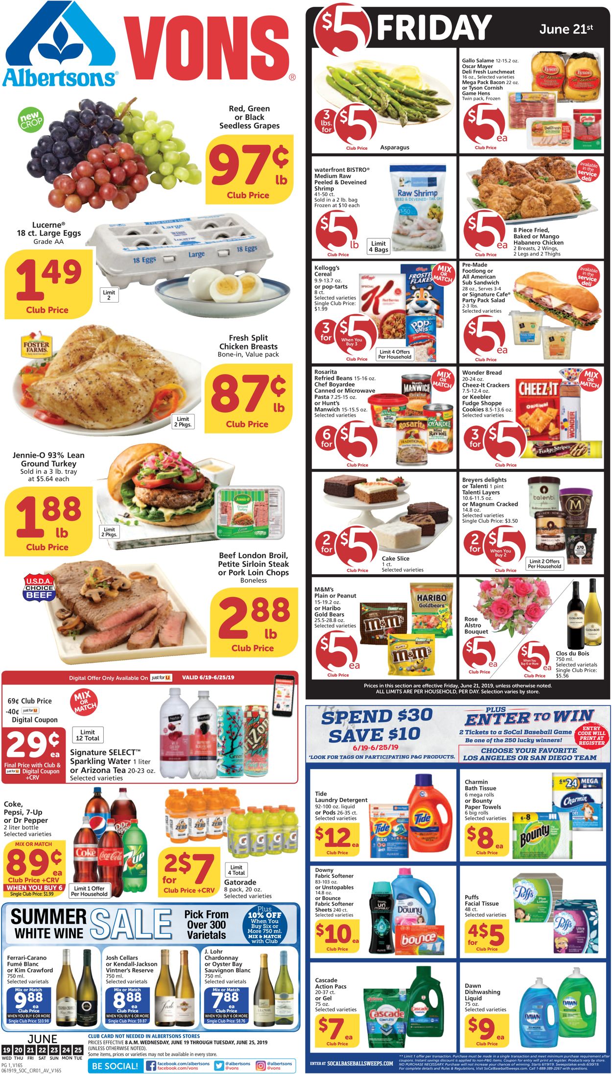 Catalogue Vons from 06/19/2019